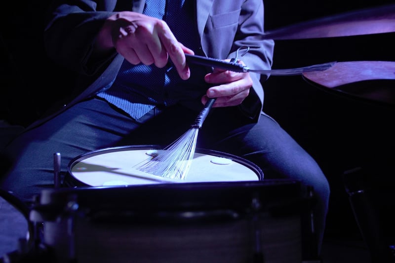 Drummer playing